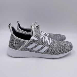 Adidas Cloudfoam Pure White / Gray Womens Shoes
